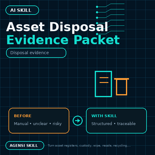 Asset Disposal Evidence Packet