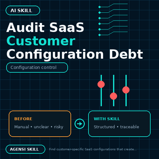 Audit SaaS Customer Configuration Debt