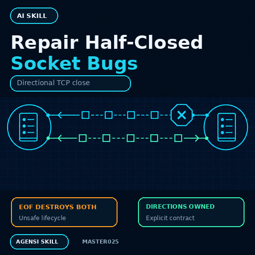 Repair Half-Closed Socket Bugs logo