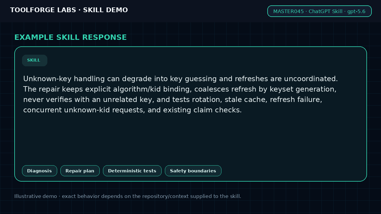 Repair JWT Verification & Key Rotation screenshot 3