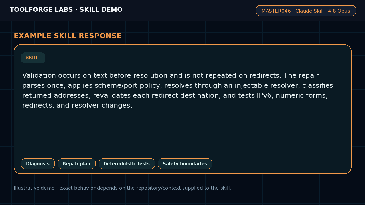 Harden Outbound URL Validation screenshot 3