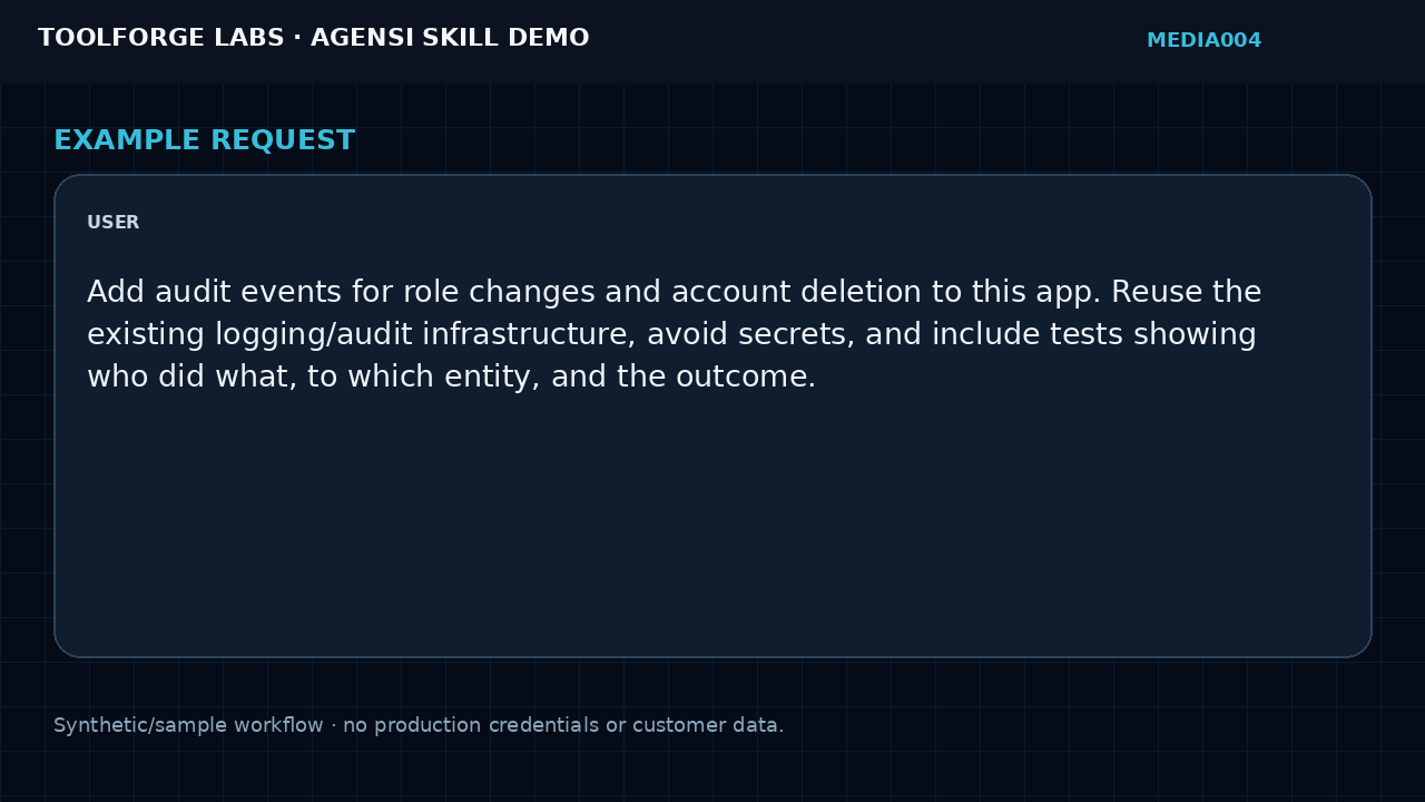 Add Audit Logs Automatically screenshot 2