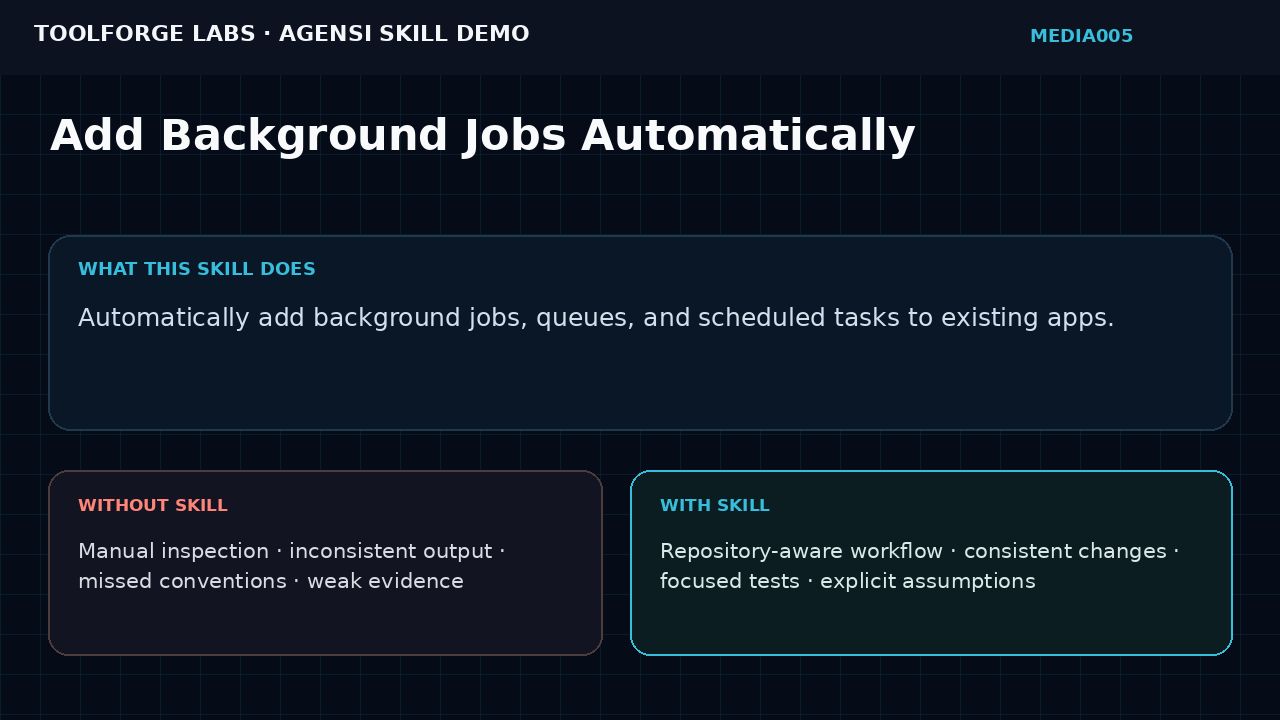 Add Background Jobs Automatically screenshot 1