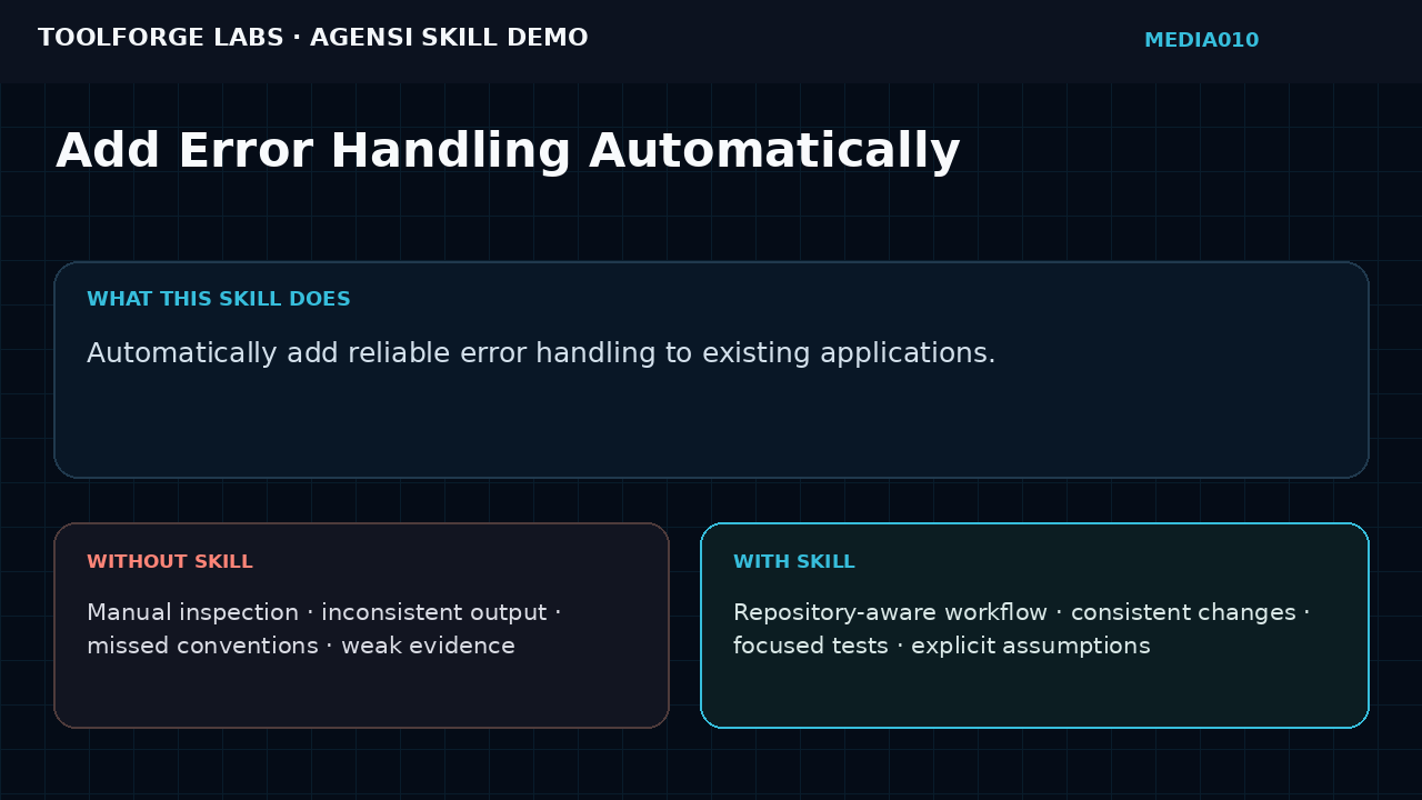 Add Error Handling Automatically screenshot 1