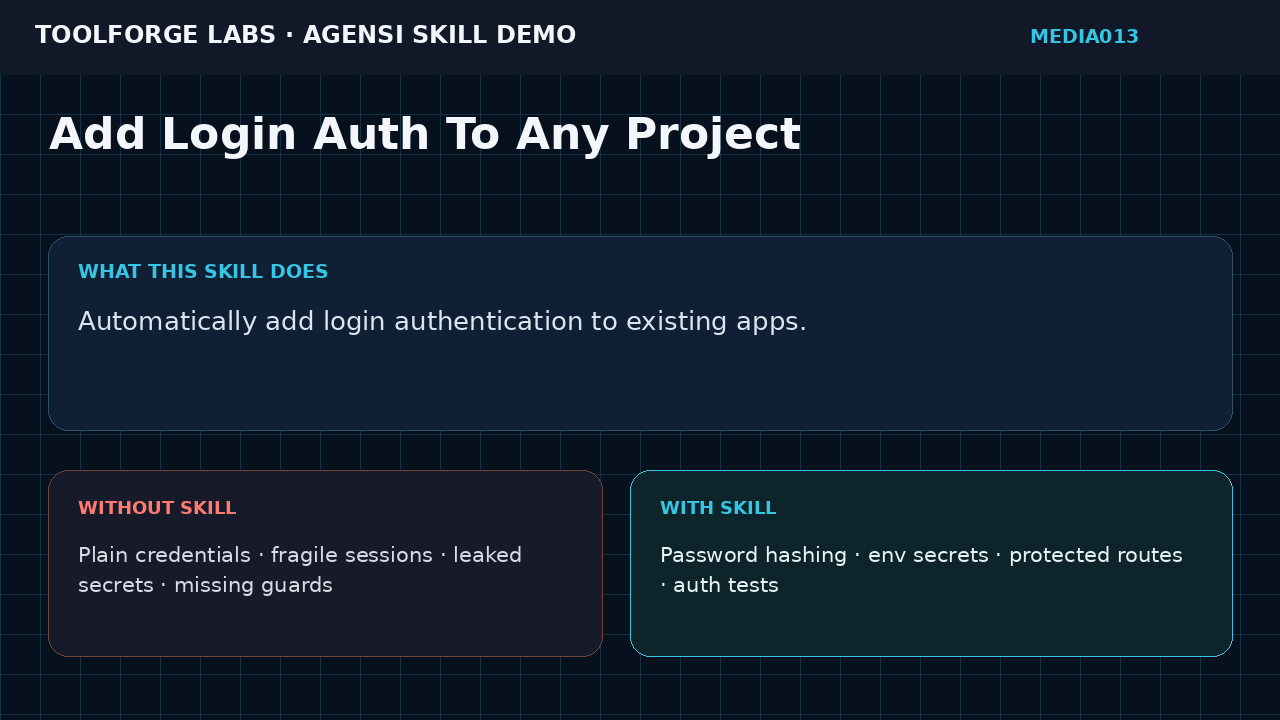 Add Login Auth To Any Project screenshot 1