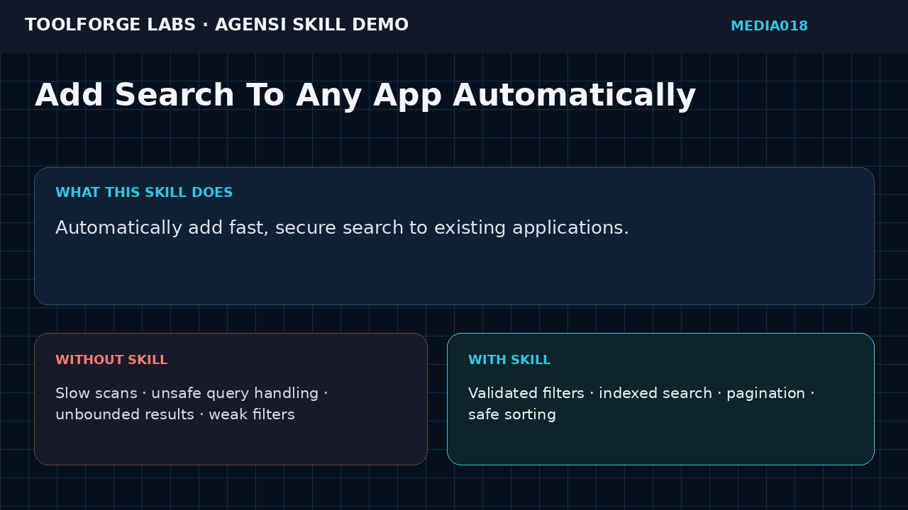 Add Search To Any App Automatically screenshot 1