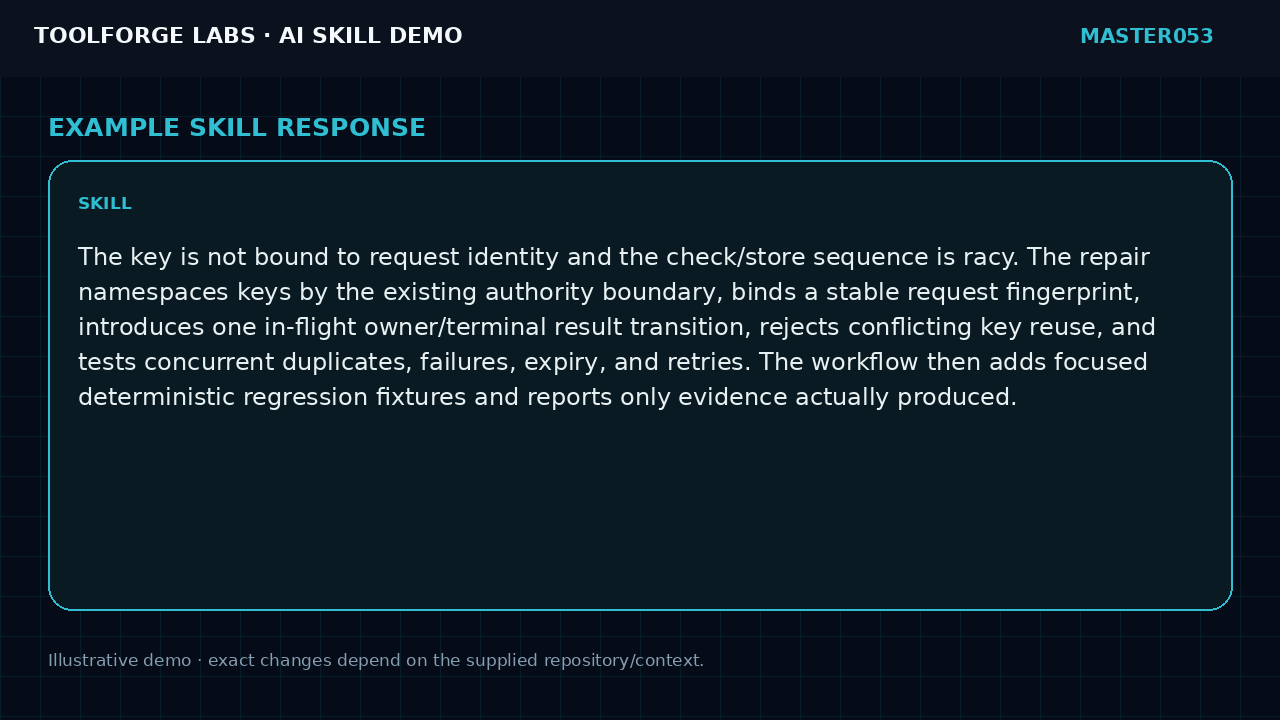 Repair Idempotency Key Collisions screenshot 3