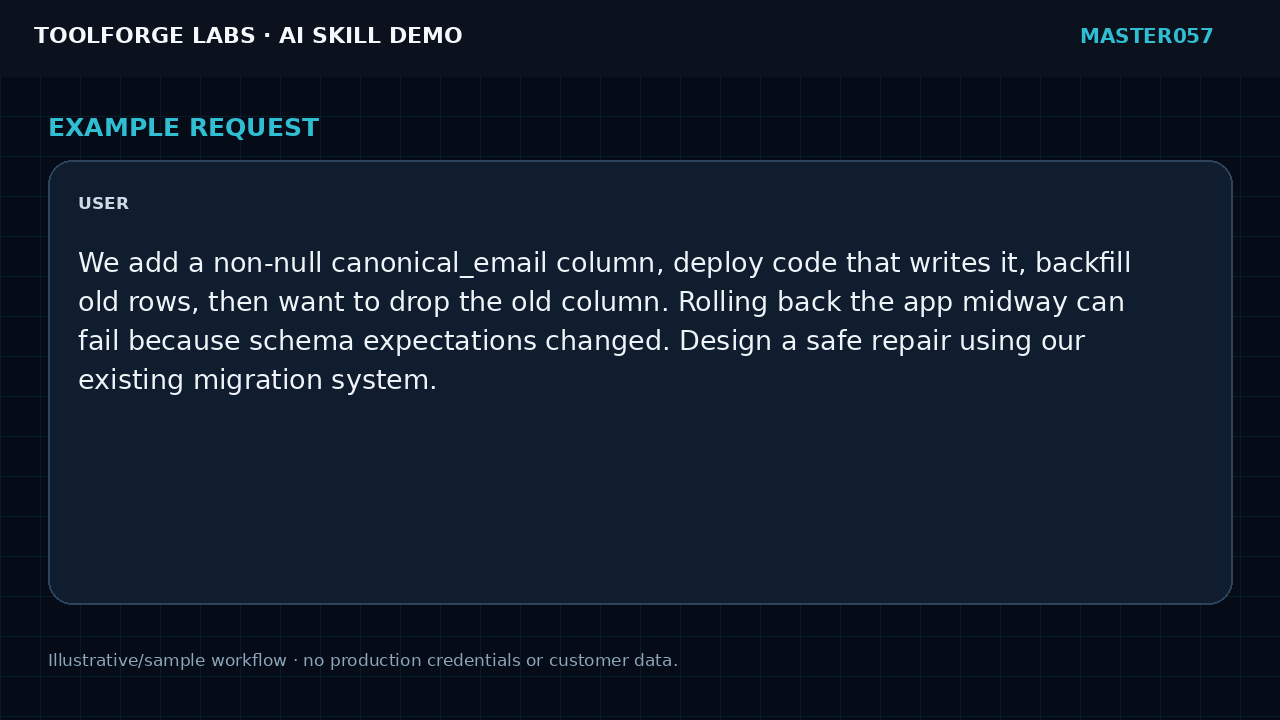 Repair Database Migration Rollback Bugs screenshot 2