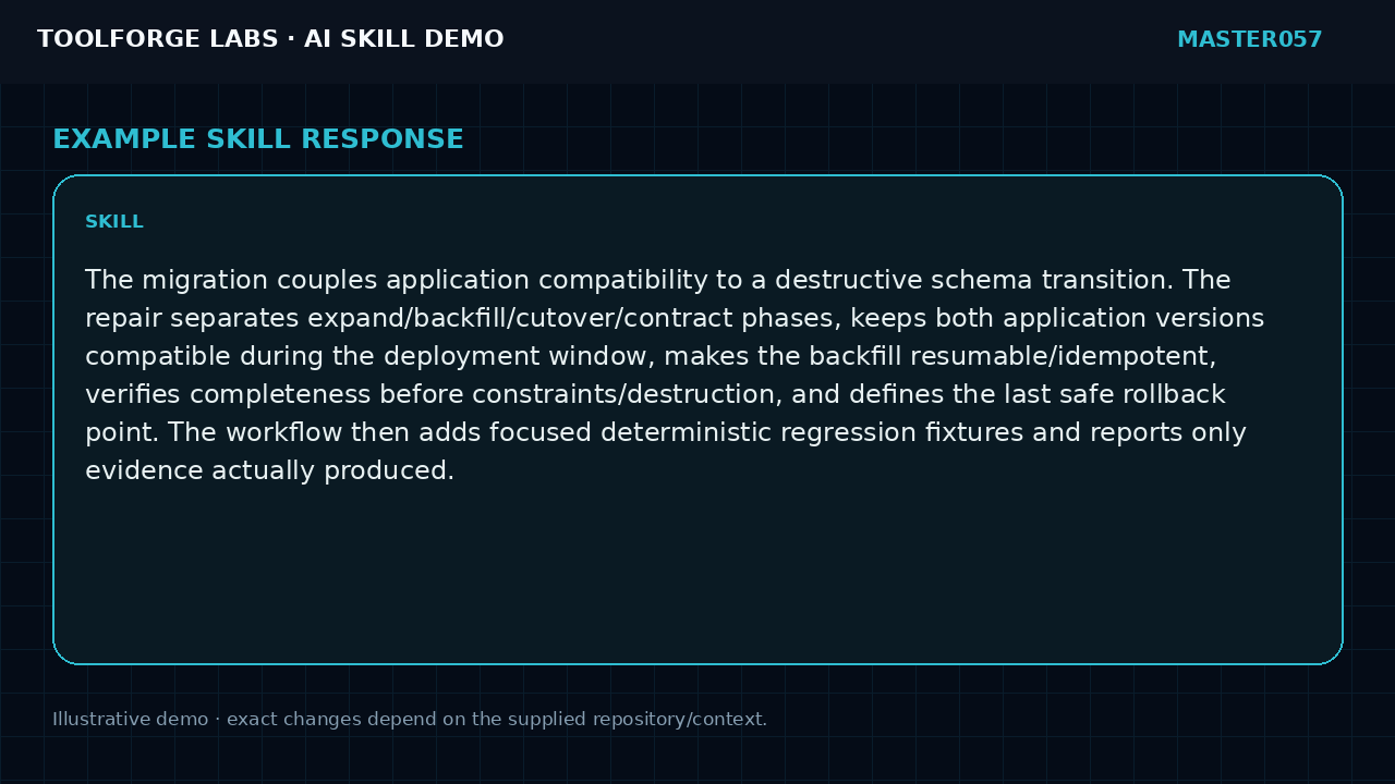 Repair Database Migration Rollback Bugs screenshot 3