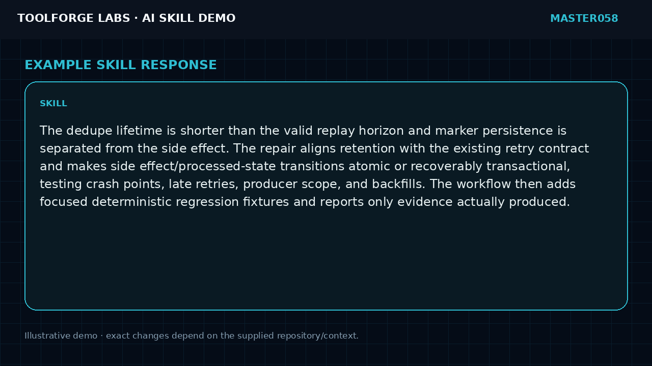 Repair Event Deduplication TTL Bugs screenshot 3