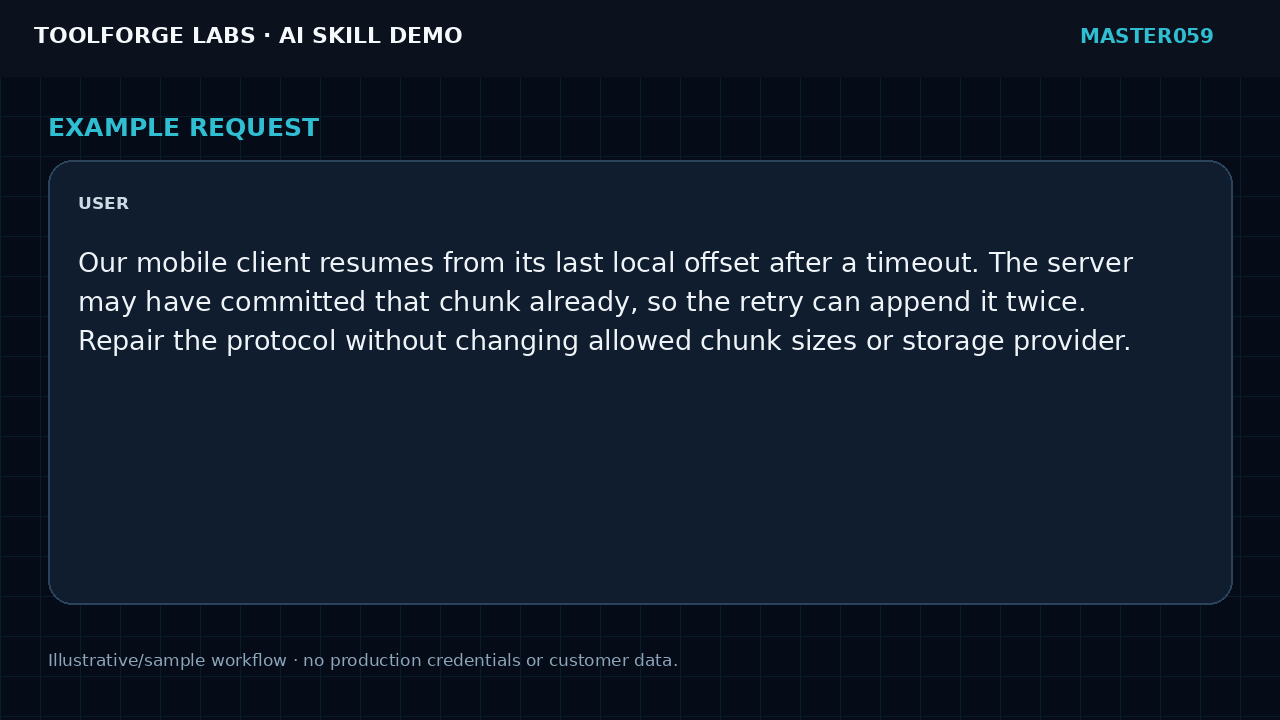 Repair Resumable Upload Offset Bugs screenshot 2