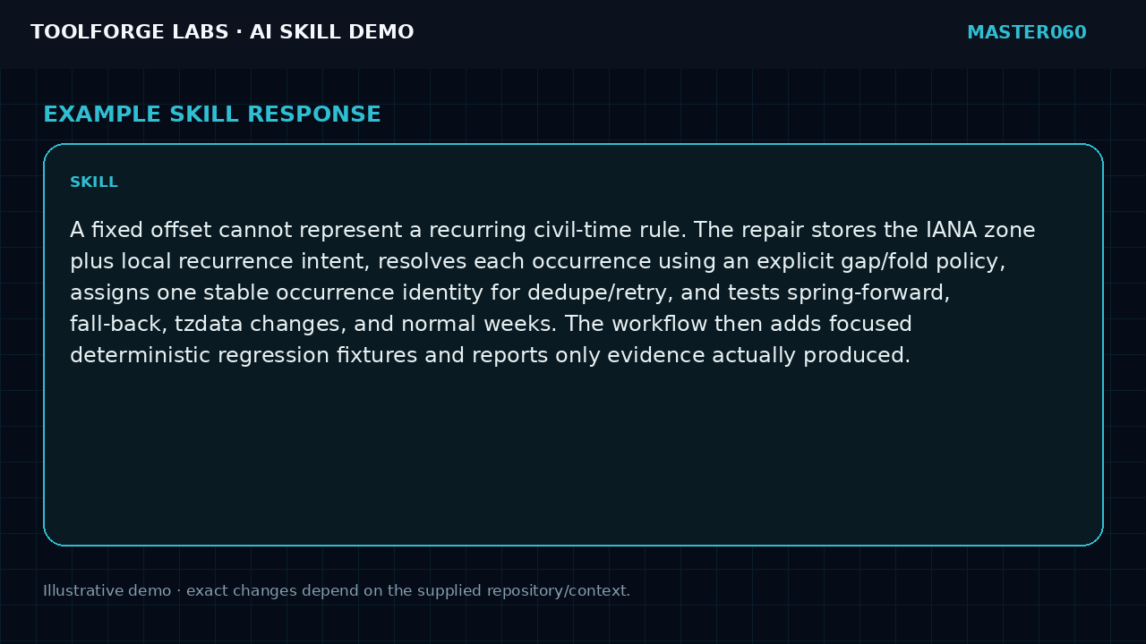 Repair DST Recurrence Scheduling Bugs screenshot 3
