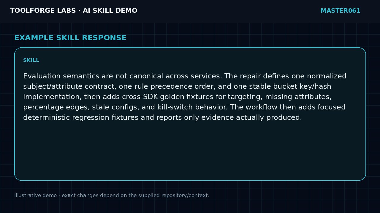 Repair Feature Flag Targeting Bugs screenshot 3