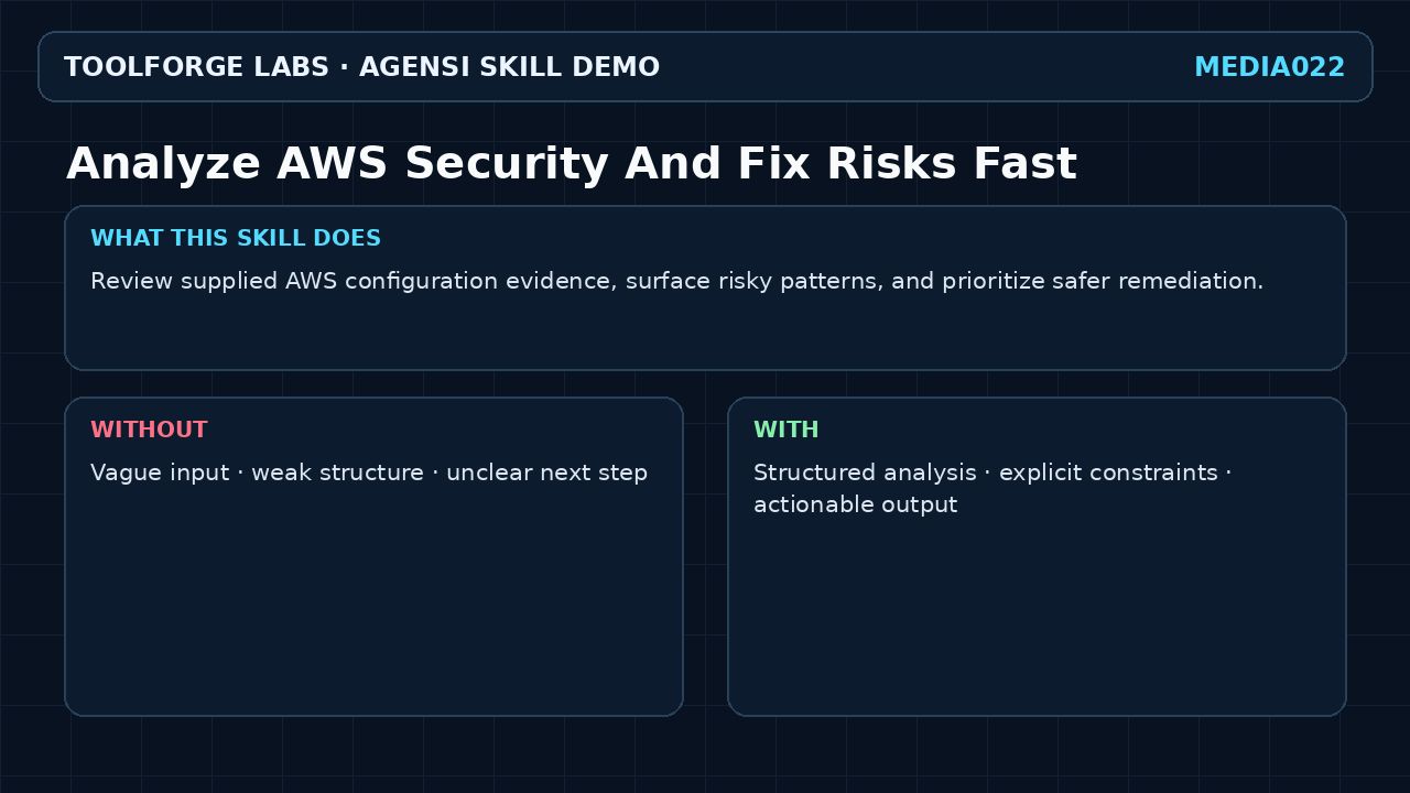 Analyze AWS Security And Fix Risks Fast screenshot 1