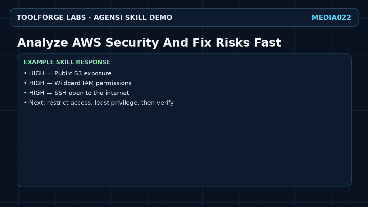 Analyze AWS Security And Fix Risks Fast screenshot 3