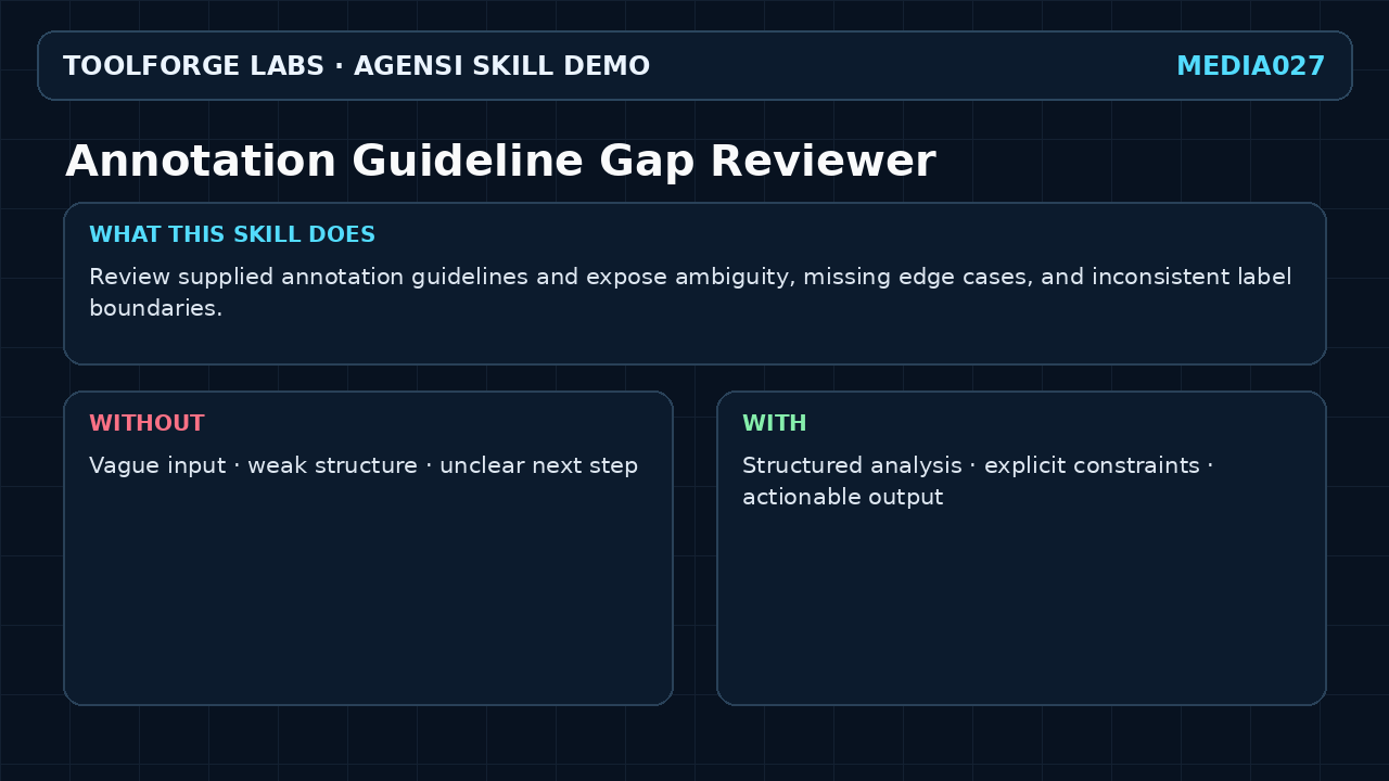 Annotation Guideline Gap Reviewer screenshot 1