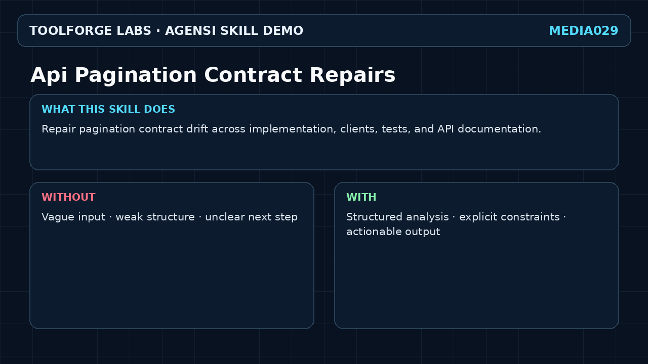 Api Pagination Contract Repairs screenshot 1