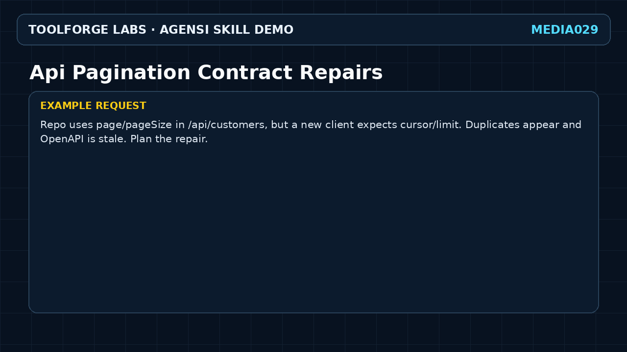Api Pagination Contract Repairs screenshot 2