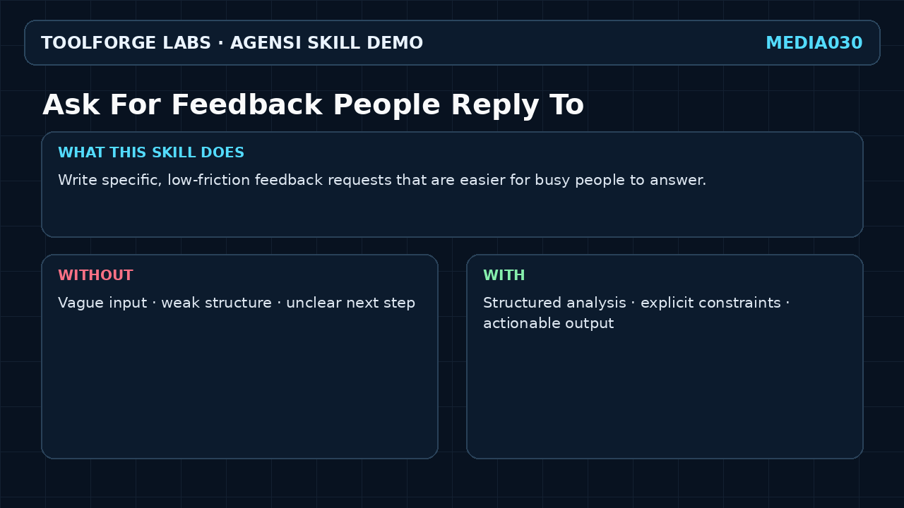 Ask For Feedback People Reply To screenshot 1