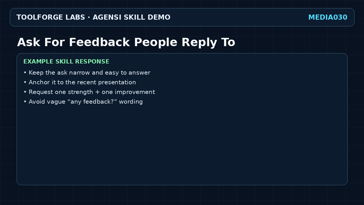 Ask For Feedback People Reply To screenshot 3