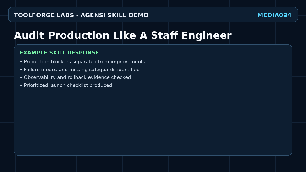 Audit Production Like A Staff Engineer screenshot 3