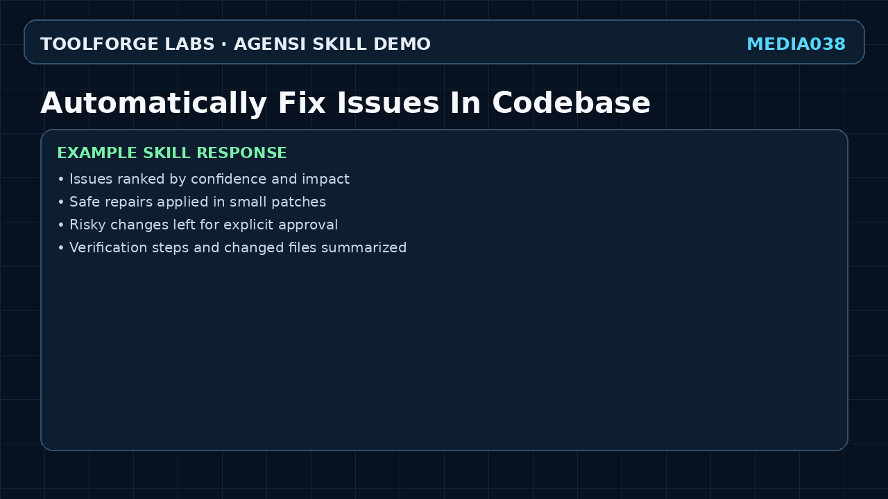 Automatically Fix Issues In Codebase screenshot 3