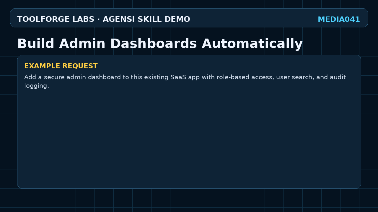 Build Admin Dashboards Automatically screenshot 2