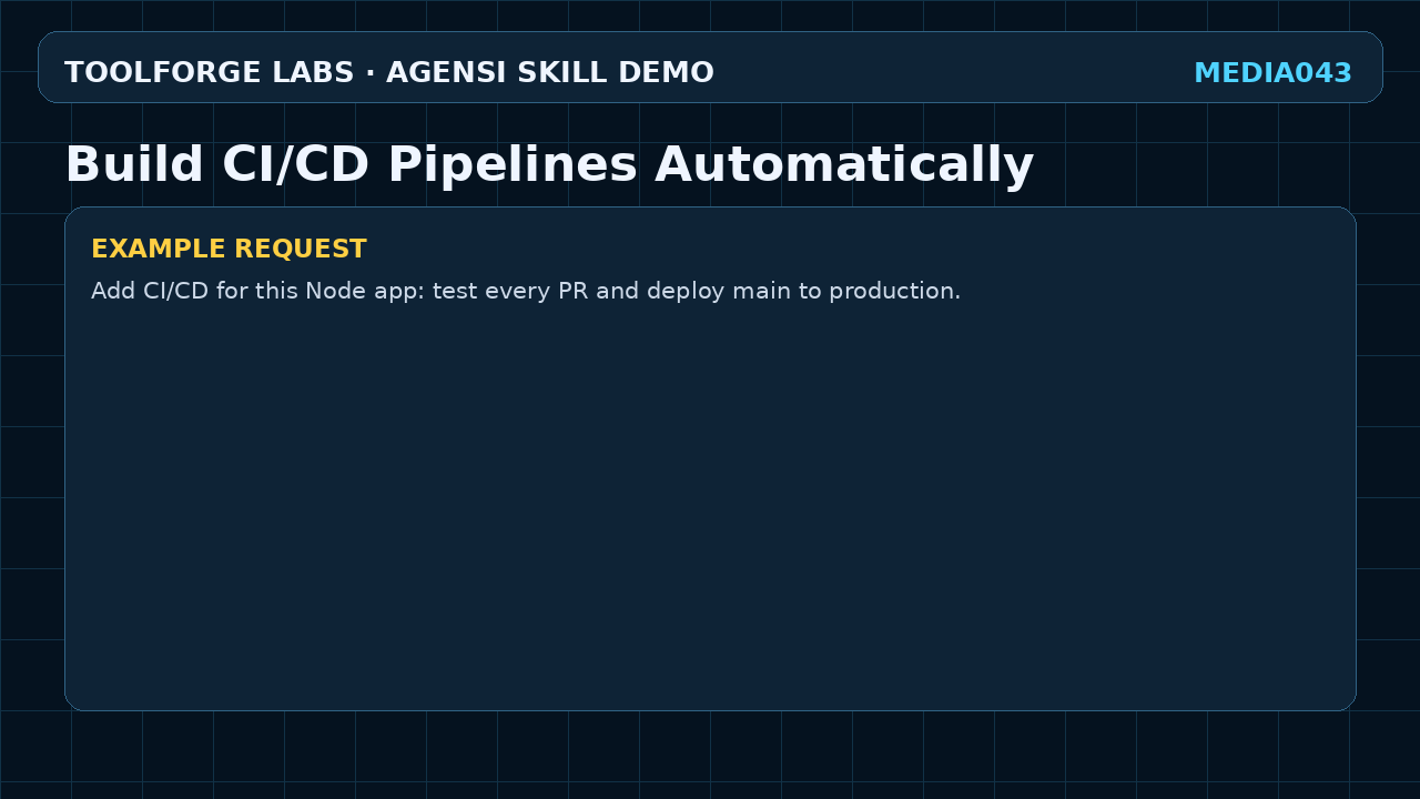 Build CI/CD Pipelines Automatically screenshot 2