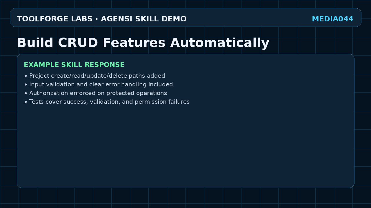 Build CRUD Features Automatically screenshot 3