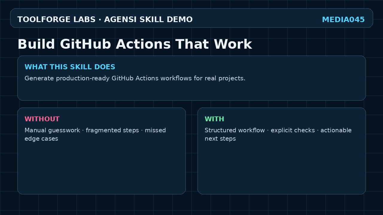 Build GitHub Actions That Work screenshot 1