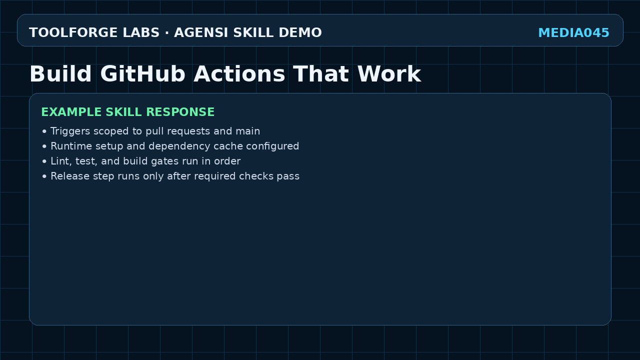 Build GitHub Actions That Work screenshot 3