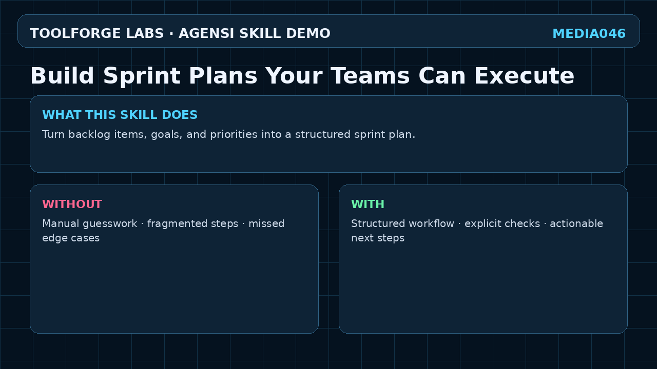 Build Sprint Plans Your Teams Can Execute screenshot 1