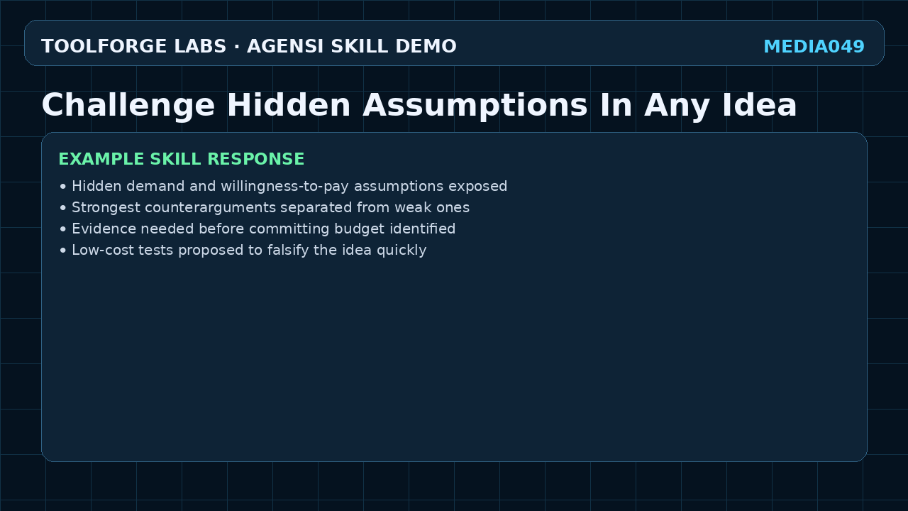 Challenge Hidden Assumptions In Any Idea screenshot 3