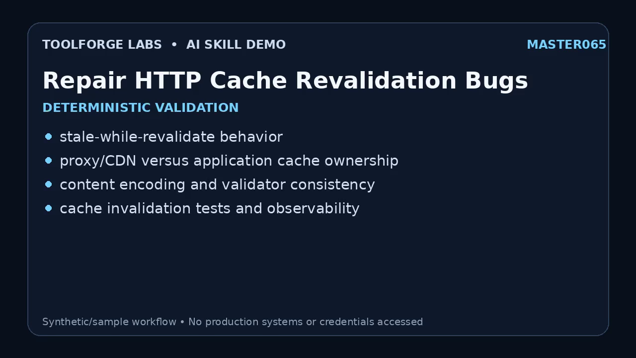 Repair HTTP Cache Revalidation Bugs screenshot 3