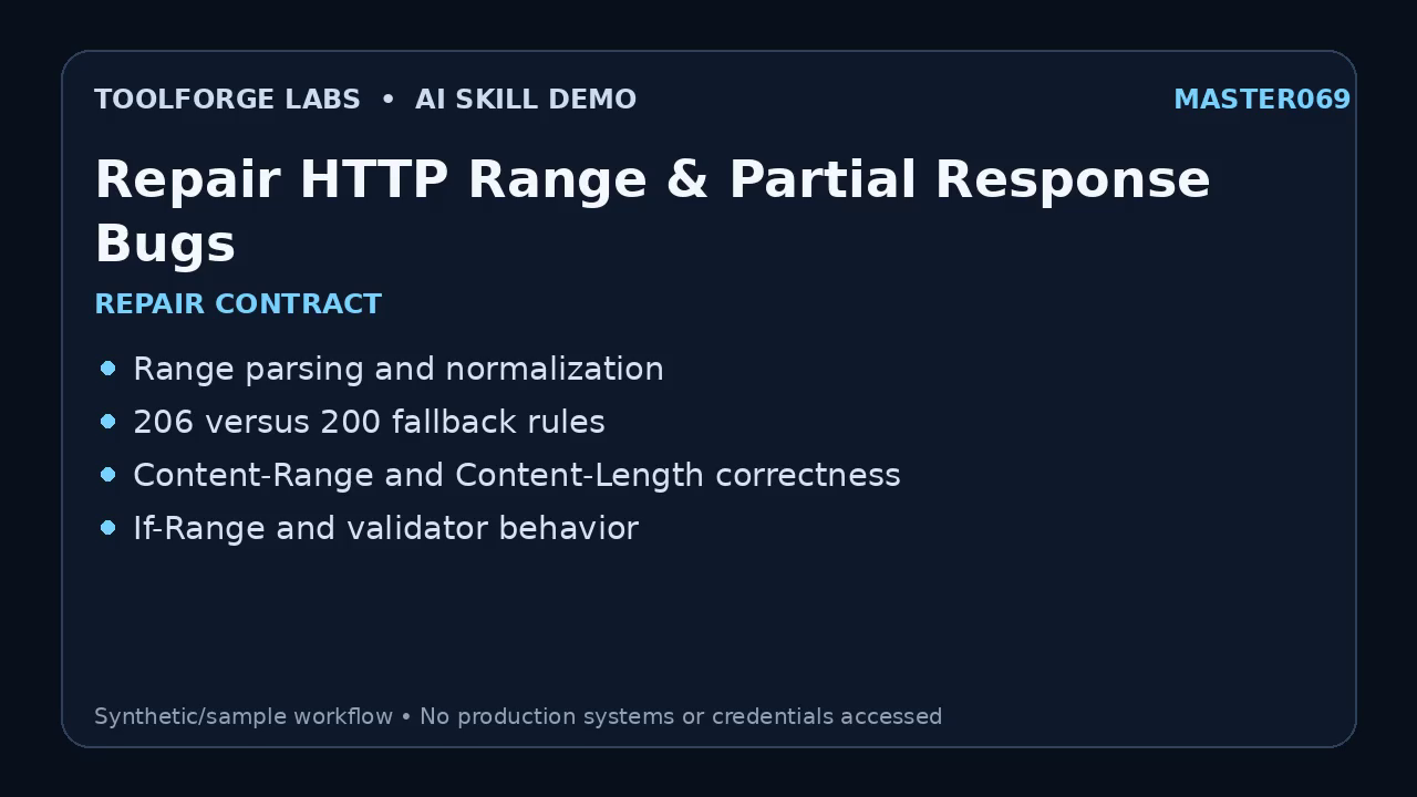 Repair HTTP Range & Partial Response Bugs screenshot 2
