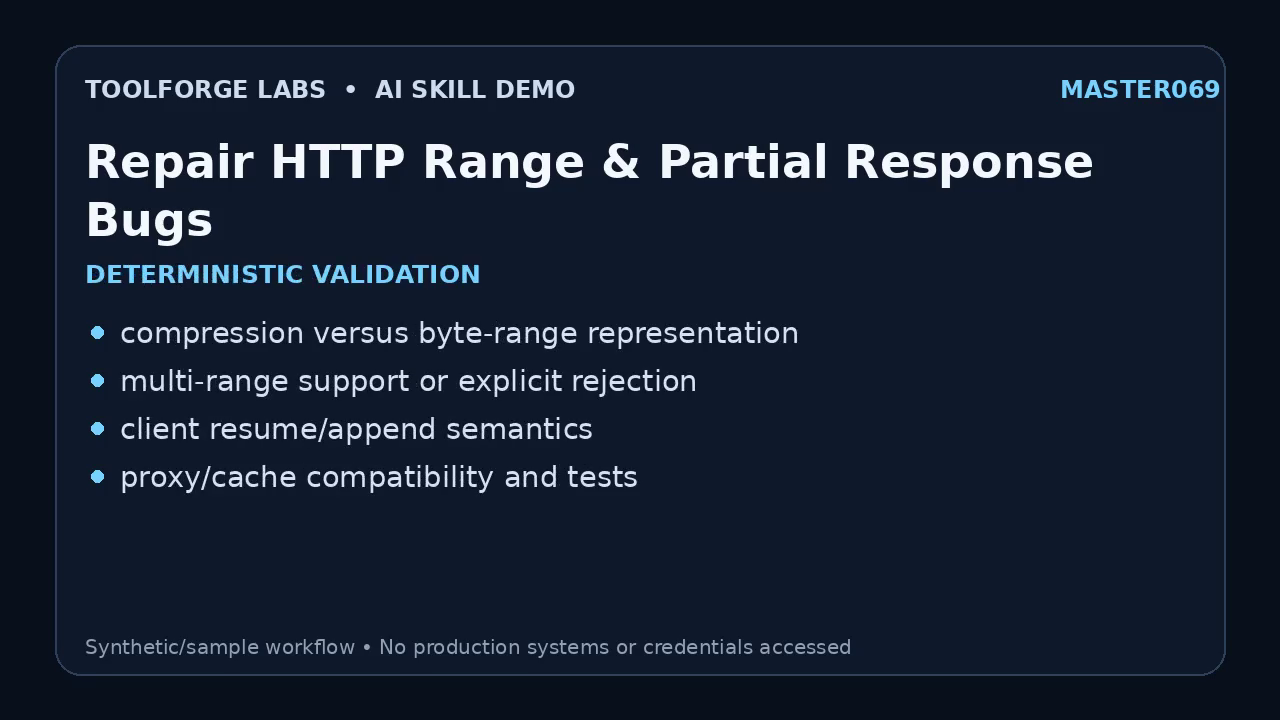 Repair HTTP Range & Partial Response Bugs screenshot 3