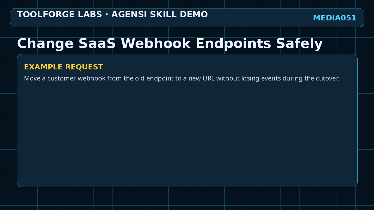 Change SaaS Webhook Endpoints Safely screenshot 2