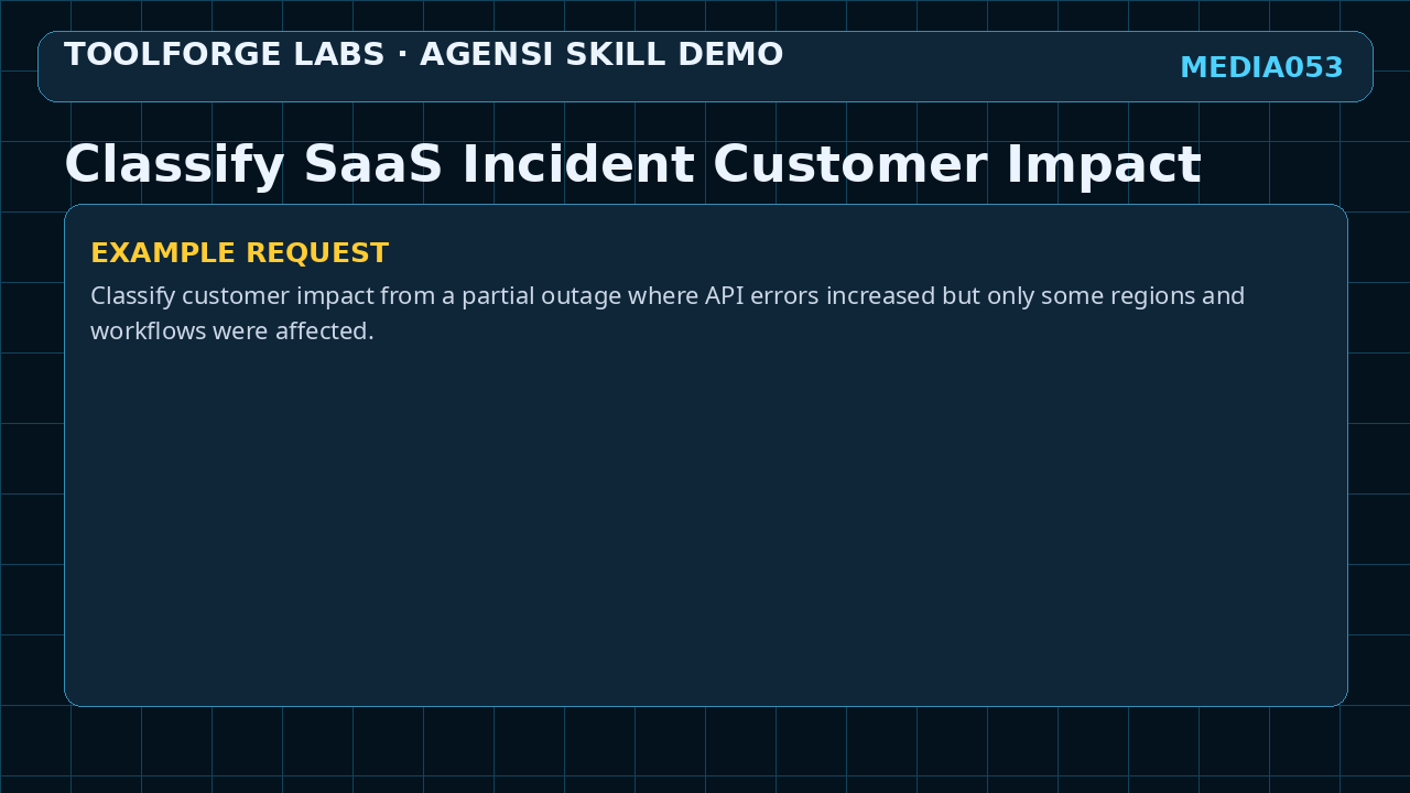 Classify SaaS Incident Customer Impact screenshot 2
