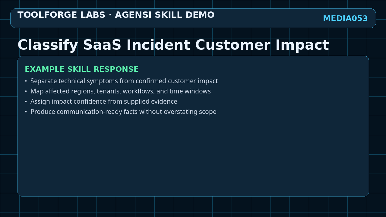 Classify SaaS Incident Customer Impact screenshot 3