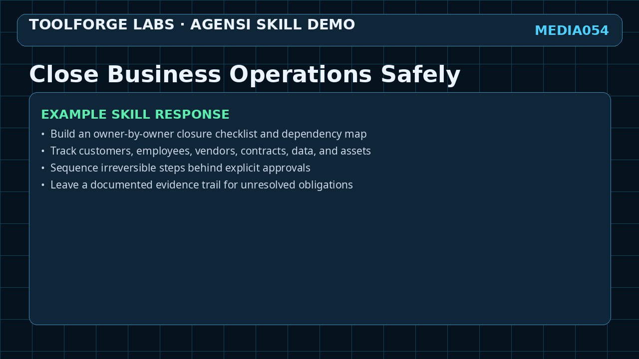 Close Business Operations Safely screenshot 3