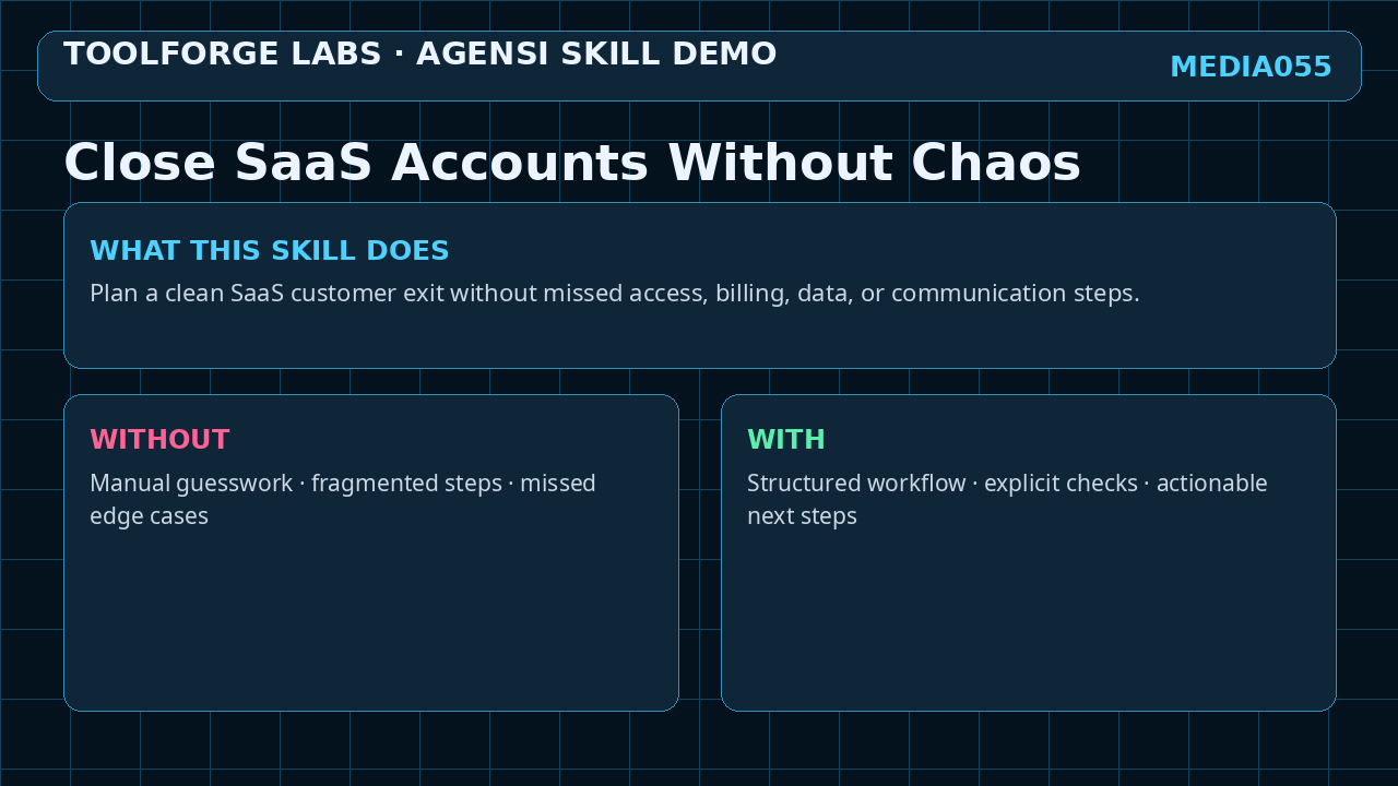 Close SaaS Accounts Without Chaos screenshot 1