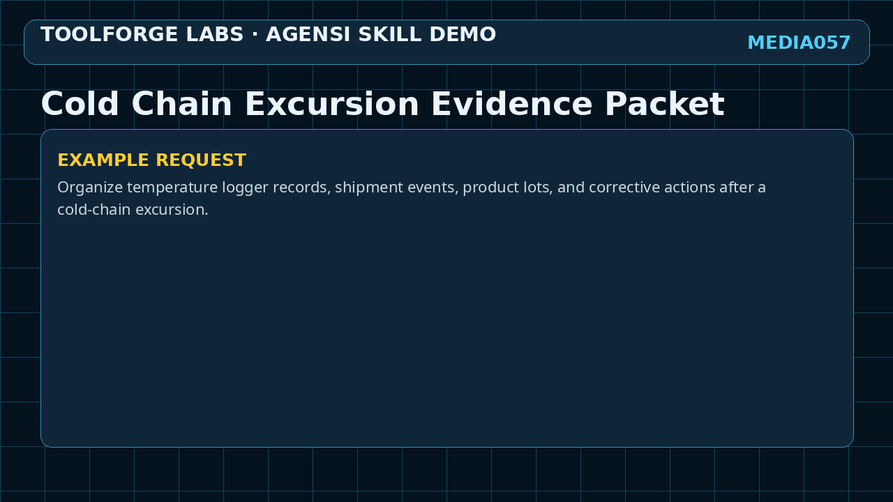 Cold Chain Excursion Evidence Packet screenshot 2