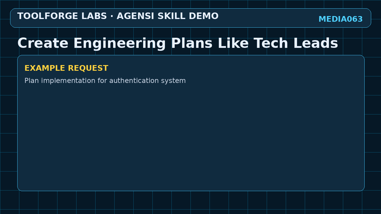 Create Engineering Plans Like Tech Leads screenshot 2