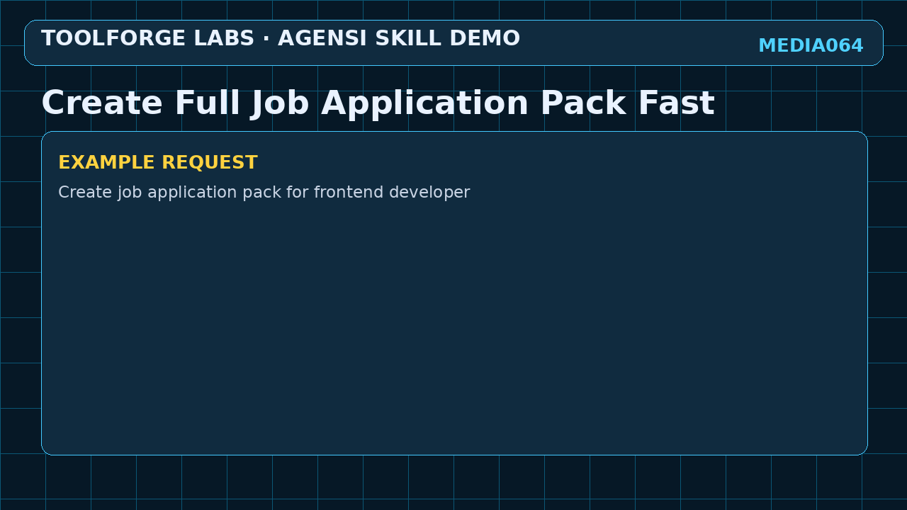 Create Full Job Application Pack Fast screenshot 2
