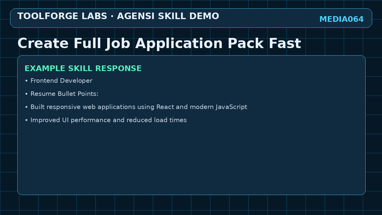 Create Full Job Application Pack Fast screenshot 3