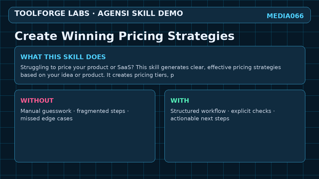 Create Winning Pricing Strategies screenshot 1