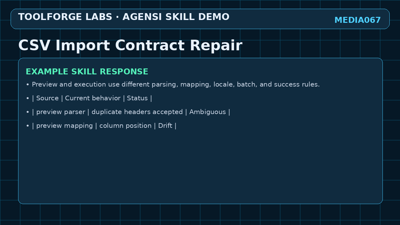 CSV Import Contract Repair screenshot 3