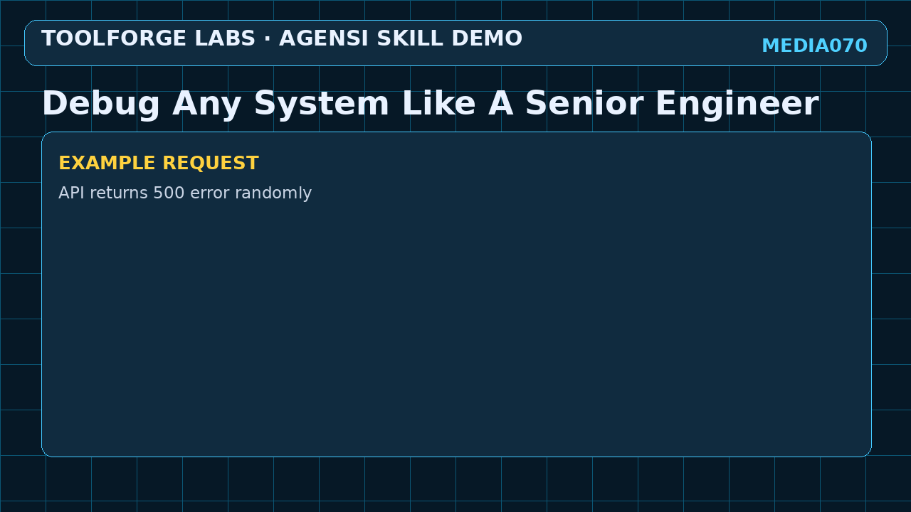 Debug Any System Like A Senior Engineer screenshot 2