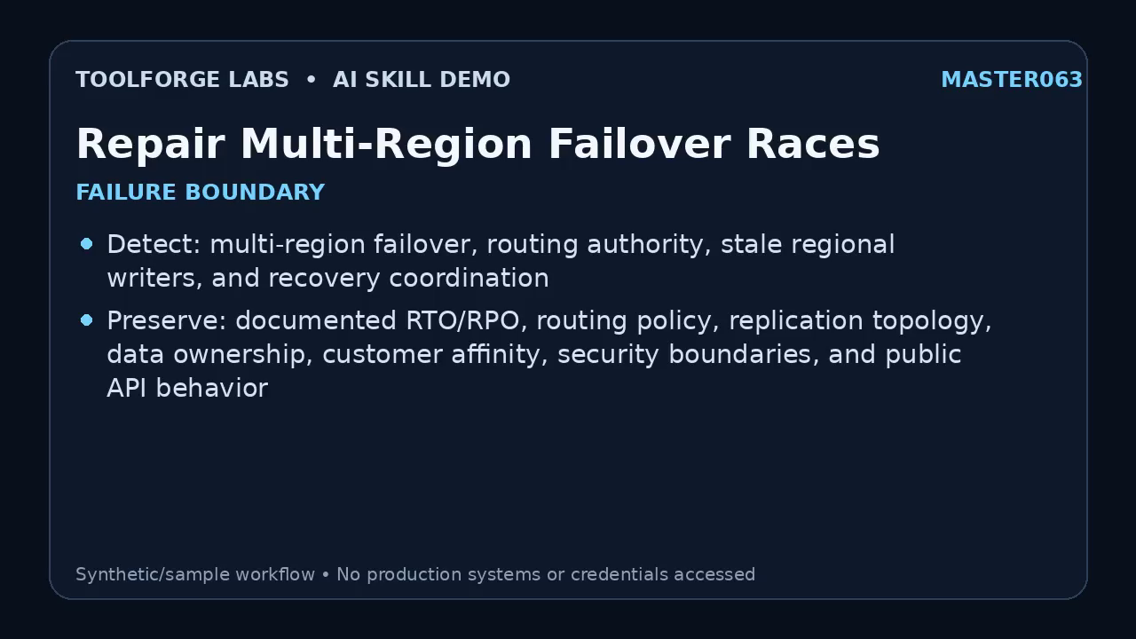 Repair Schema Evolution & Compatibility Bugs screenshot 1