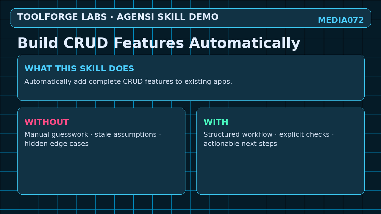 Build CRUD Features Automatically screenshot 4